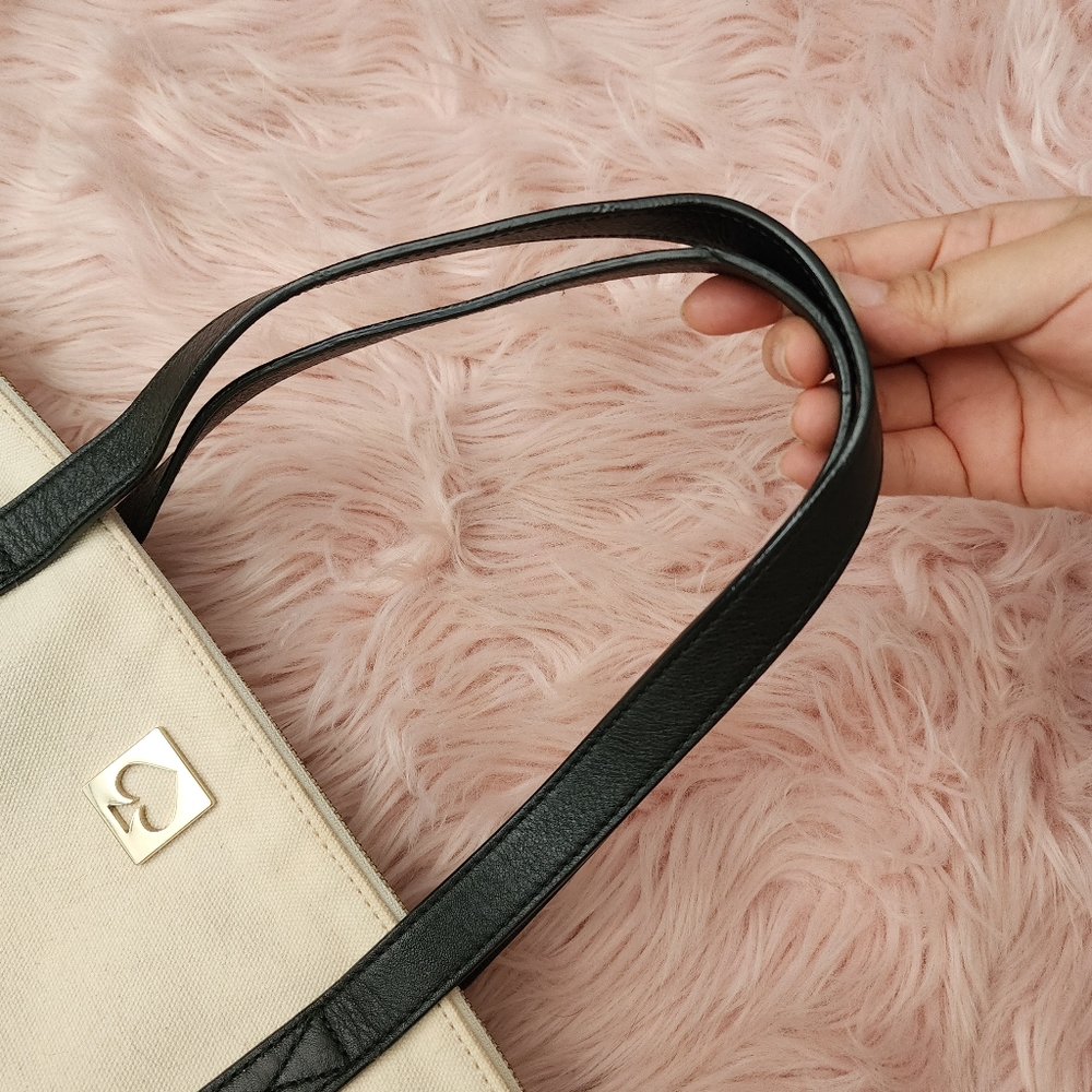 Kate Spade Tequila is not my friend zipper canvas tote - Picture 4 of 13